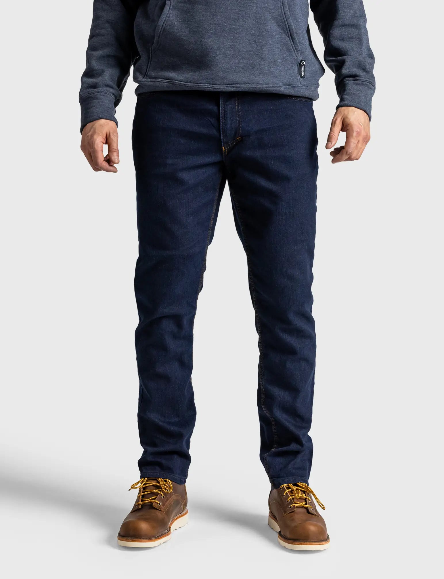 DELTA FLEX JEANS - TAPER - Dark Wash