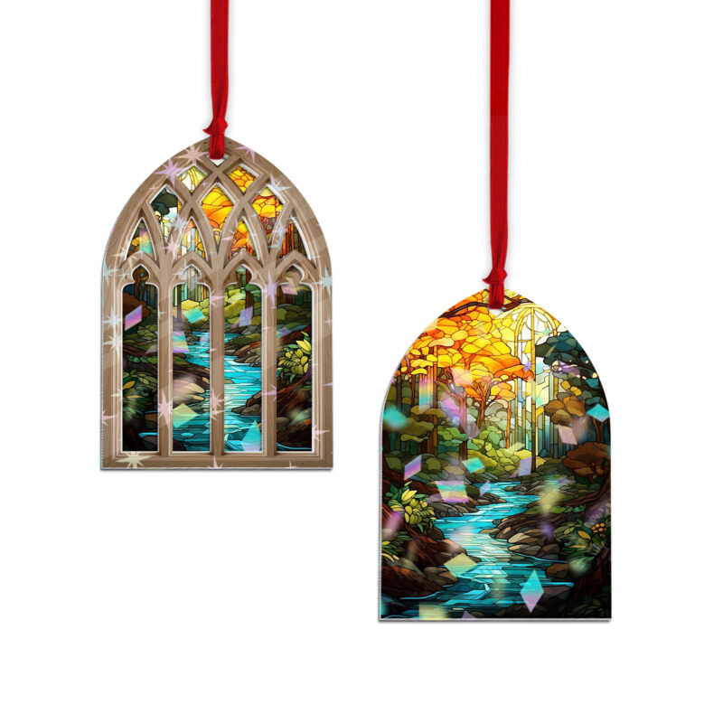 PGPrints (PGCom Fulfillment) Custom Shape Hologram Ornament