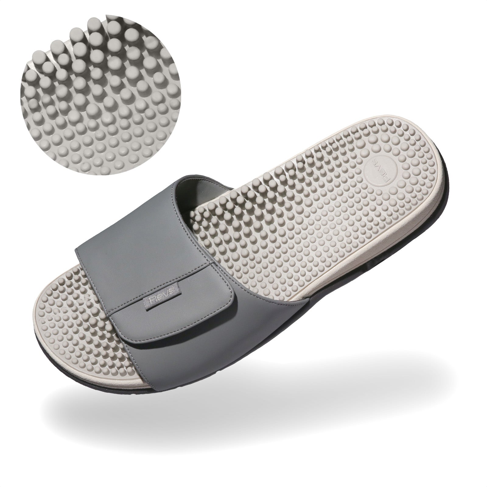 Revs Reflexology Footwear Ness – Velcro Strap Reflexology Sandals