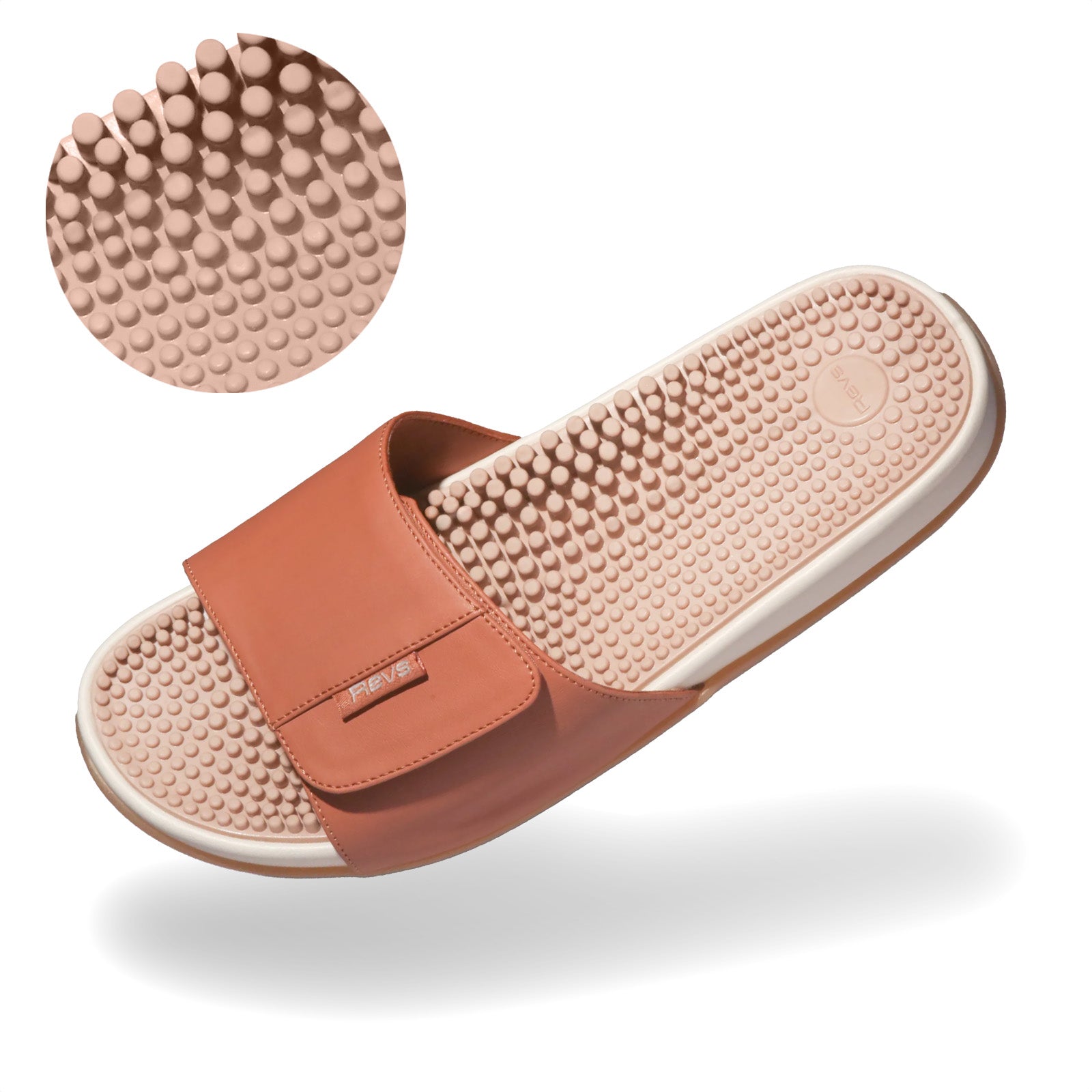 Revs Reflexology Footwear Arklet – Velcro Strap Reflexology Sandals