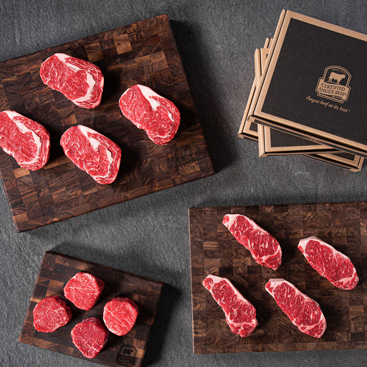 Certified Angus Beef brand Filet, Ribeye, & Strip Collection