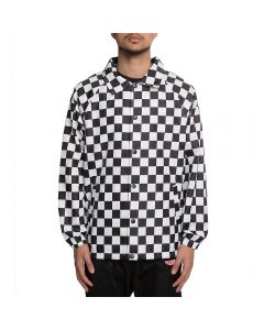 Dope Couture Finish Line Coaches Jacket BLACK/WHITE