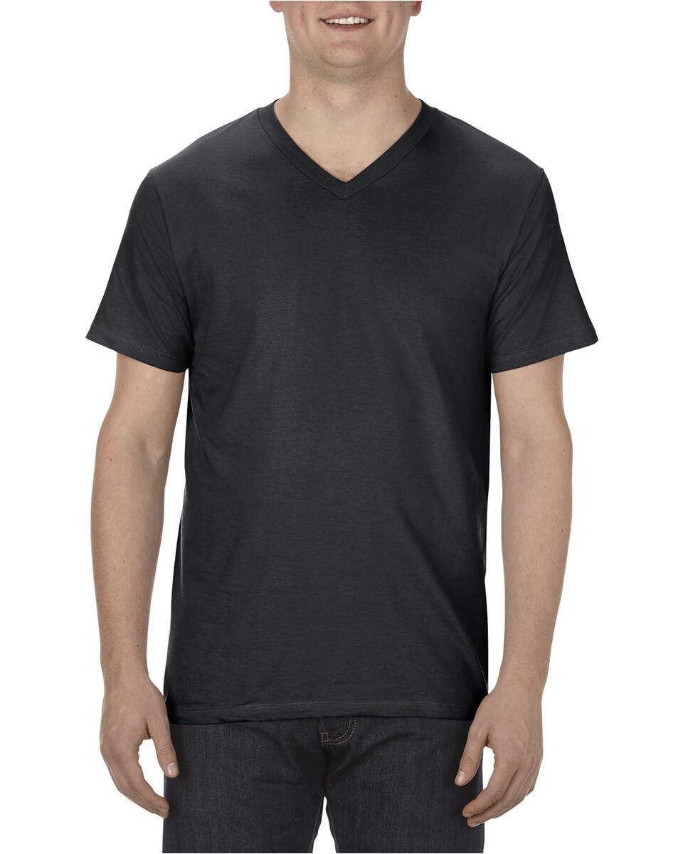 DOZTEX Wholesale Cotton V-Neck T-Shirts Blank All Colors Available