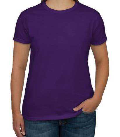 Wholesale Ultra Cotton Solid Crew Neck Women's T‑shirts - All Colors