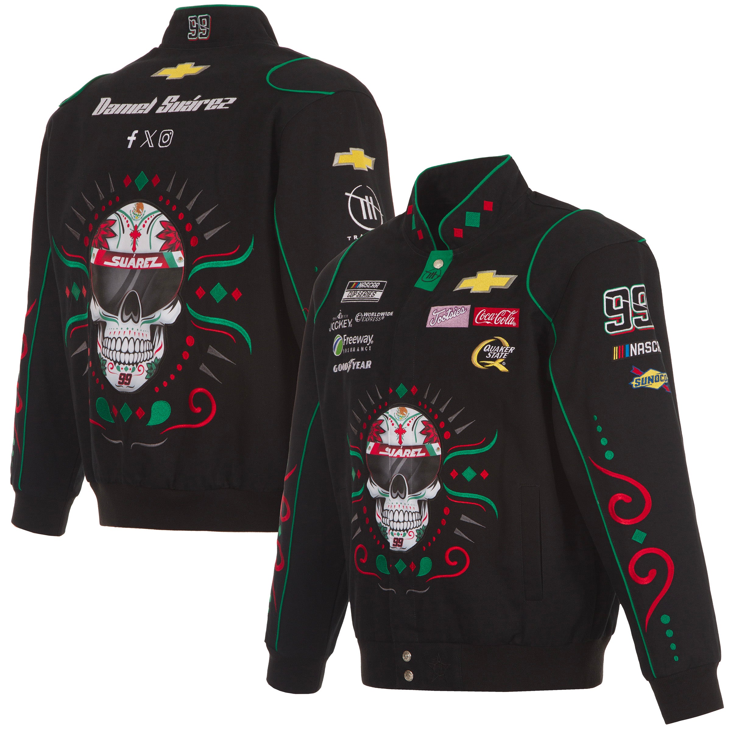 JH Design Daniel Suarez Skull Twill Jacket