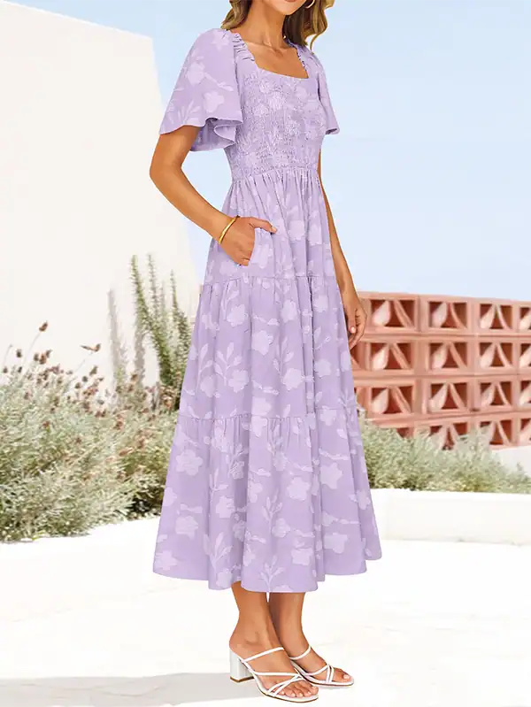 Custom Floral Dresses