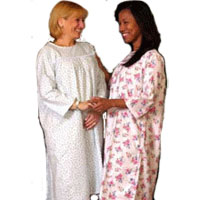 Personal Touch Health Care Apparel, Inc. Women's Hospital Gowns-Adaptive Flannel Gowns