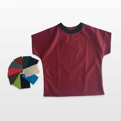 Professional Fit Clothing Short Sleeve Crew Neck Tough Shirt with snap opening on the Back # 307snap