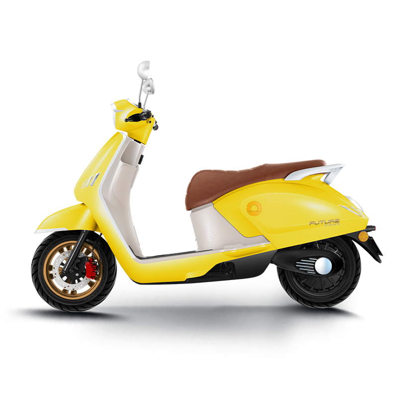 SUNRA EV THAILAND FUTURE 2500w Electric Motorcycle (Honey Yellow)