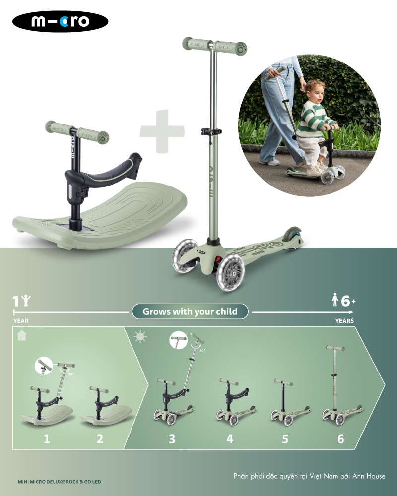 Micro Mobility Micro Mini 6in1 Rock and Go