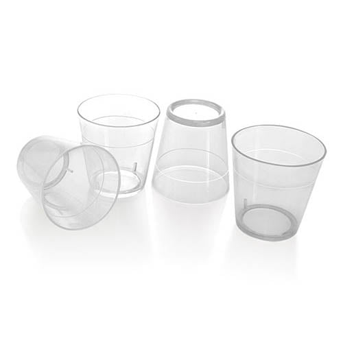 BarProducts.com BarConic® 1.5oz Clear Plastic Shot Glasses