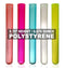 BarSupplies.com Polystyrene Crystal Cut Tube SHOTZ® / Test Tube Shooters - Pack of 100