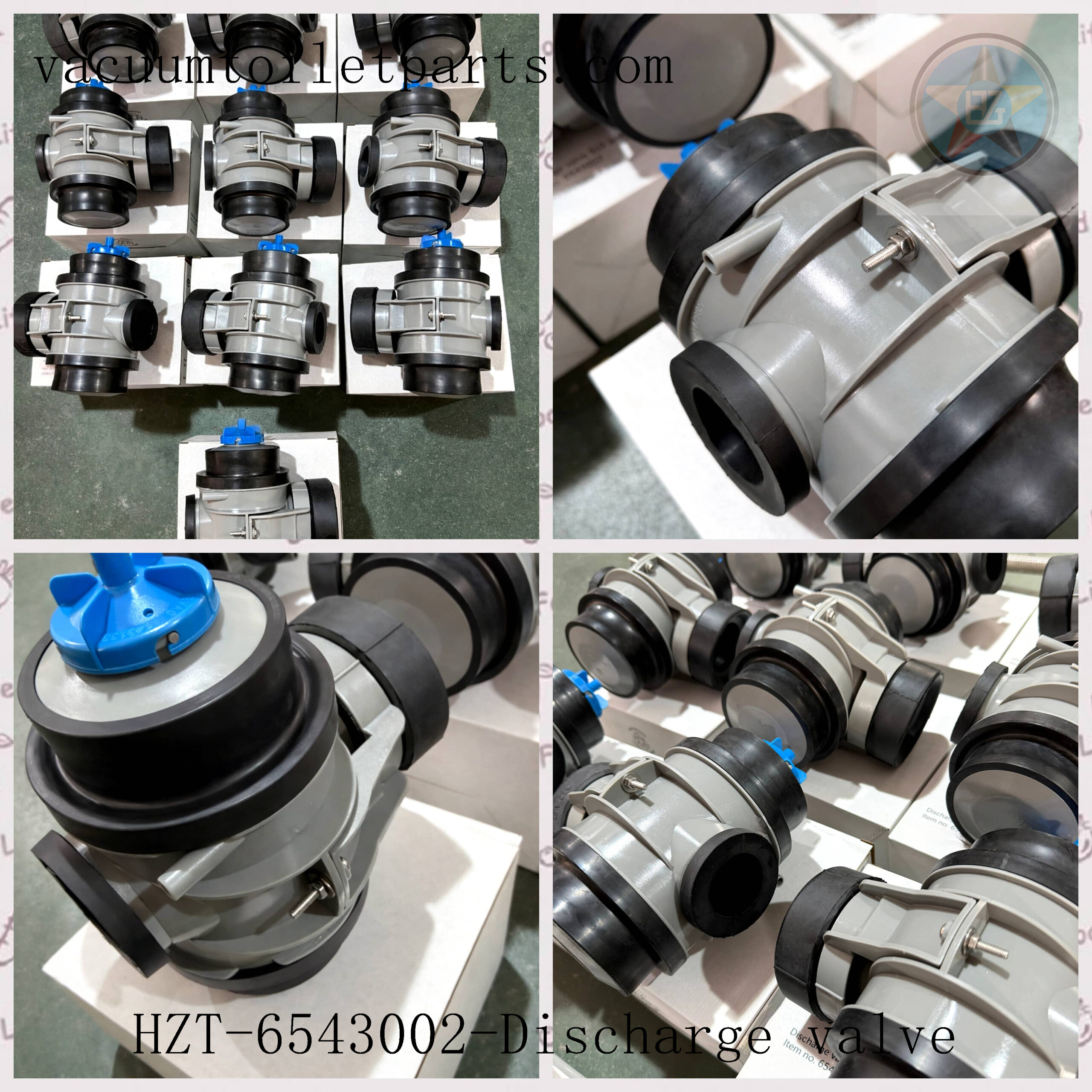 HZT Vacuum Systems HZT-6543002 / HZT-5779210 / HZT-5435015 / HZT-6542451 / HZT-6542958 Discharge Valve for...