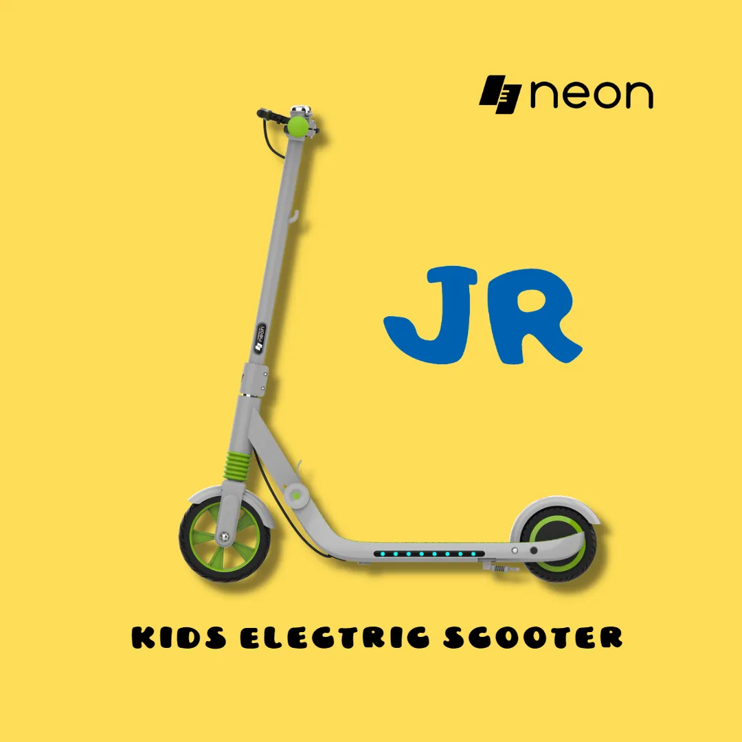 ScooterzMalaysia neon JR Kids Electric Scooter (12km/h, 150W Motor, 10km Range)