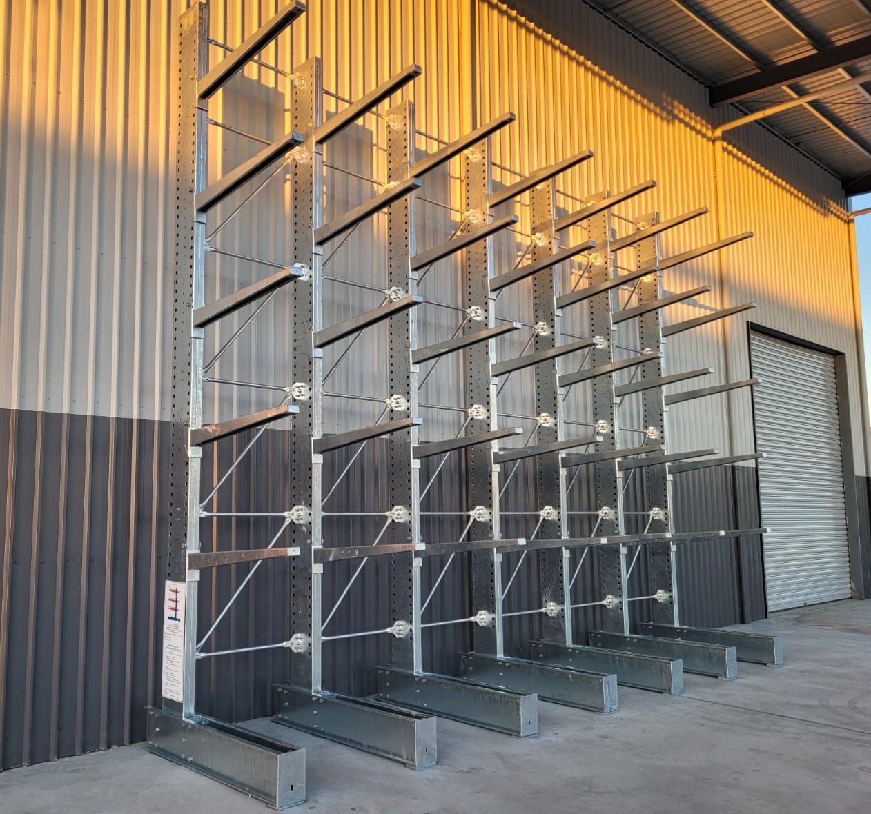Galvanised Cantilever Racking