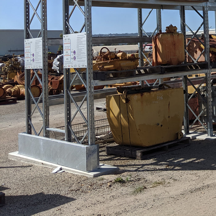 Shelving Supply Australia Outdoors Galvanised Pallet Racking