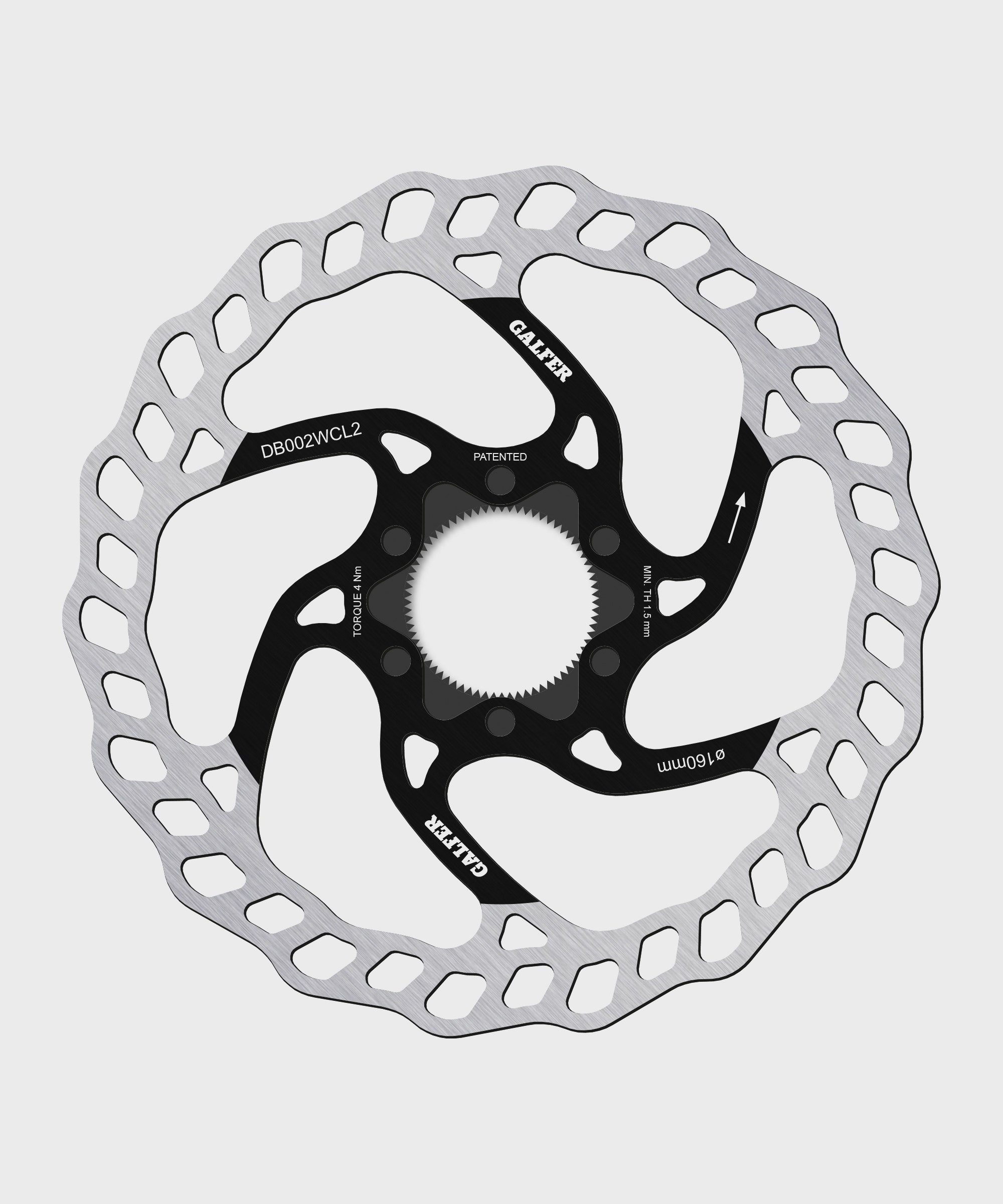 Galfer Wave Disc Rotor - Centerlock