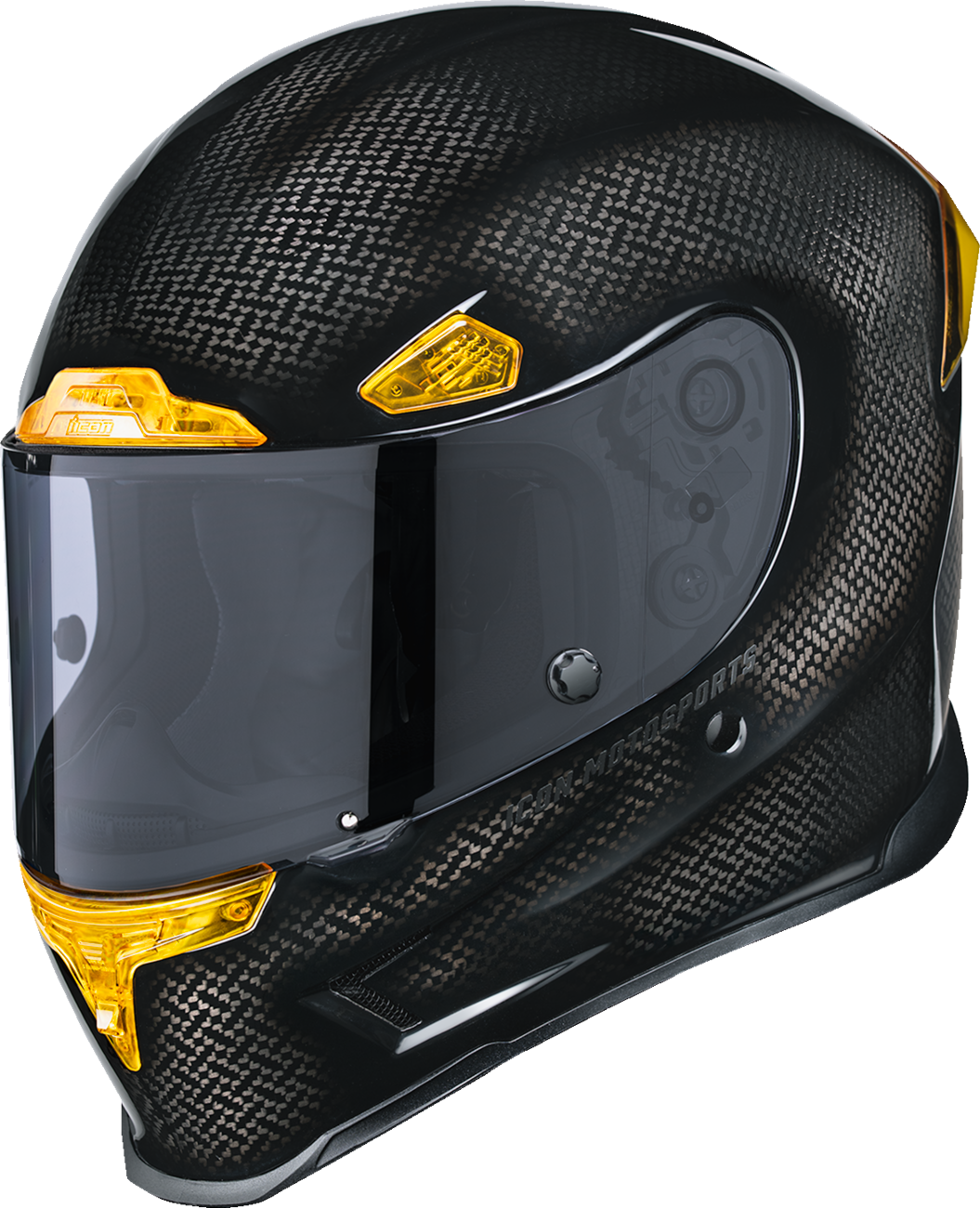 Drag Specialties Airframe Pro™ Helmet - Carbon 4Tress - Yellow - Large