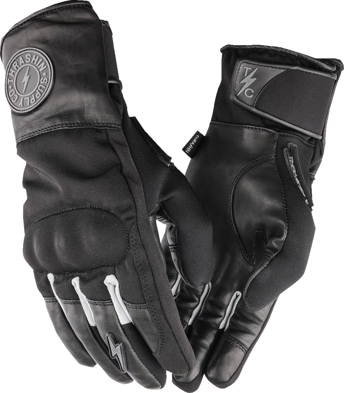 Drag Specialties Mission Waterproof Gloves - Black - Small
