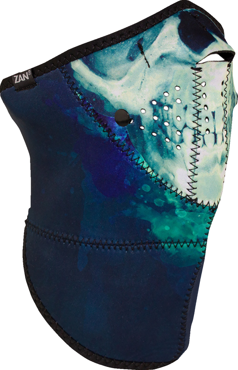 Drag Specialties 3-Panel Neo-X Neoprene Face Mask - Paint Skull