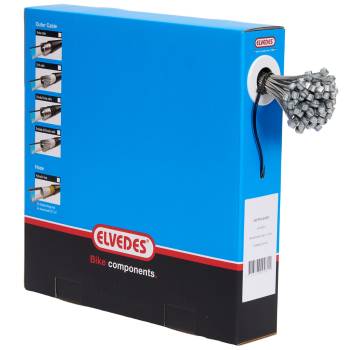 Wolf-Factory Bike S.L. Caja 100 cables freno MTB 49(7x7) hilos Elvedes inox -1.5x2250 mm.- T ø7×6