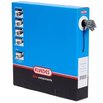 Wolf-Factory Bike S.L. Caja 100 cables cambio 1x19 hilos Elvedes inox liso -1.1x2250 mm. N ø4,5×4,5