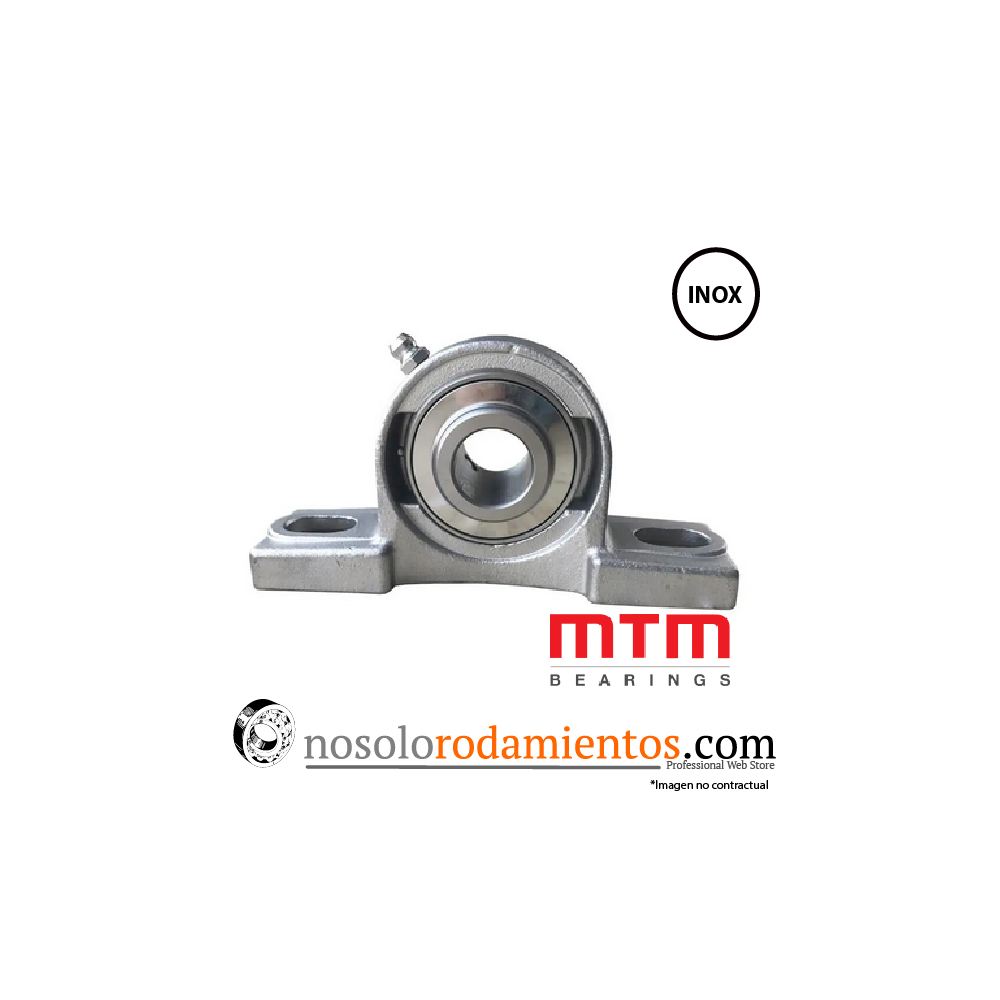 SOPORTE MTM INOX SS UCP205 25MM