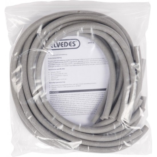 ELVEDES anti-rattle foam tube, 10pcs pack