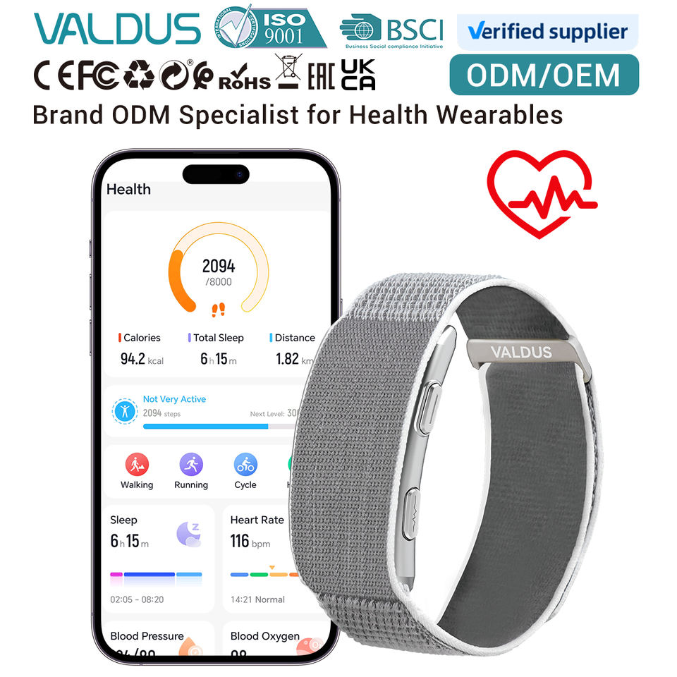Shenzhen Poofect Technology Co., Ltd. VALDUS 2026 OEM/ODM Custom Logo ECG Health Screenless Smart Bracelet