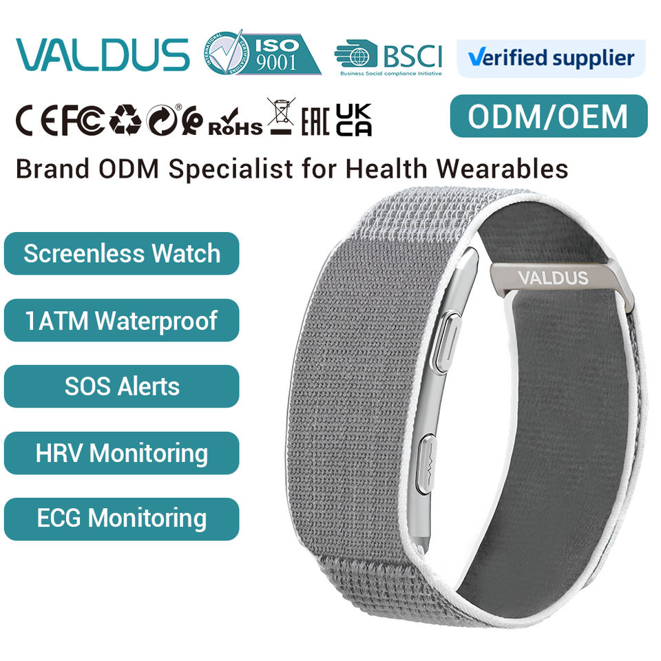 Shenzhen Poofect Technology Co., Ltd. VALDUS 2026 OEM/ODM VITRO ECG Health Screenless Fitness Activity Tracker Smart Bracelet...