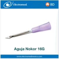 Electromed SA de CV Aguja Nokor 16G