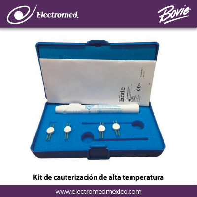 Electromed SA de CV Bovie DEL1 Kit de cauterización de alta temperatura