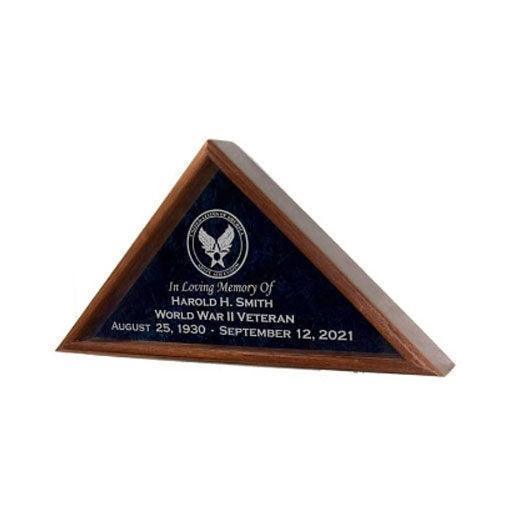 Flags Connections Burial military flag display case shadow box for 5 x 9.5 flag