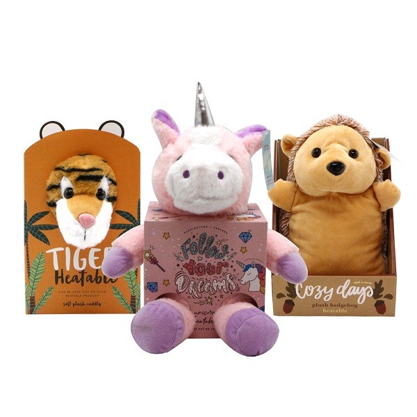 Luminus Group 3D animal design microwave wheat heat packs