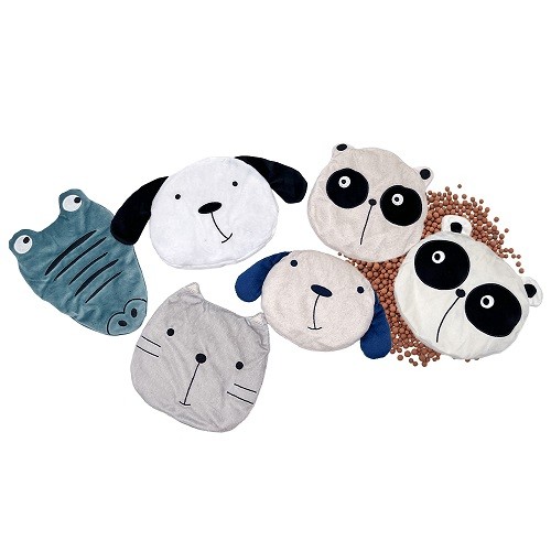 Luminus Group Different animal head fleece microwave heat pack