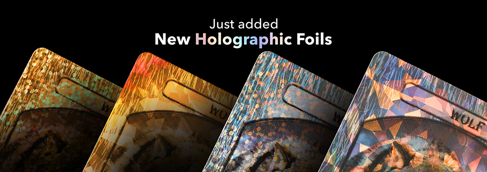 MakePlayingCards.com New Holographic foil
