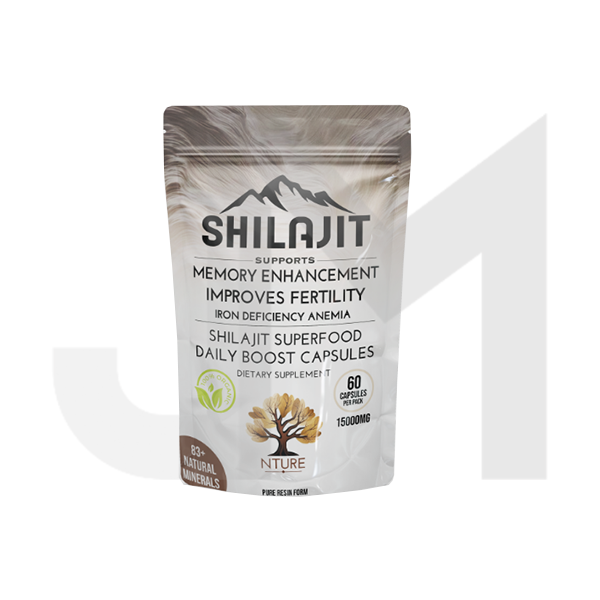 NTURE NTURE 15000mg Shilajit Capsules - 60 Caps