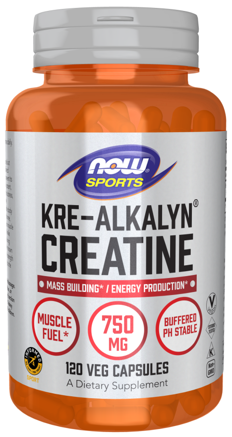 NOW Kre-Alkalyn® Creatine Veg Capsules