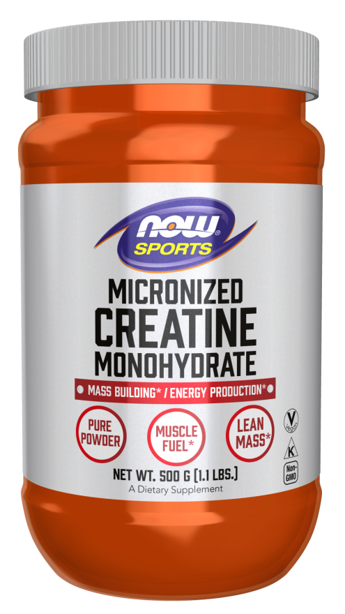 NOW Creatine Monohydrate, Micronized Powder