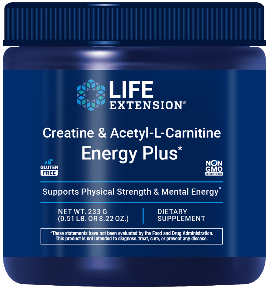 Life Extension Creatine & Acetyl-L-Carnitine Energy Plus