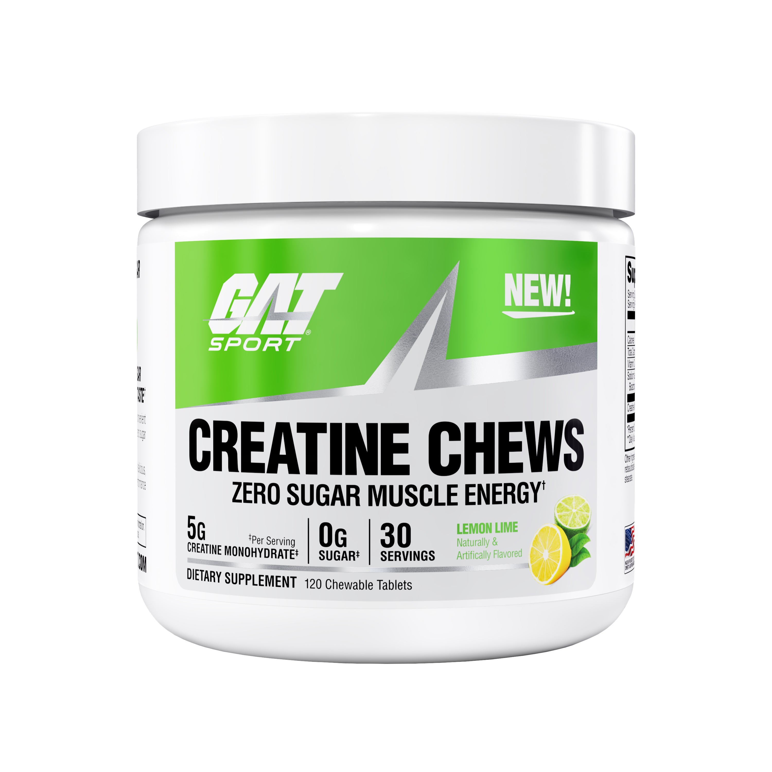 GAT Sport Creatine Chews - Lemon Lime