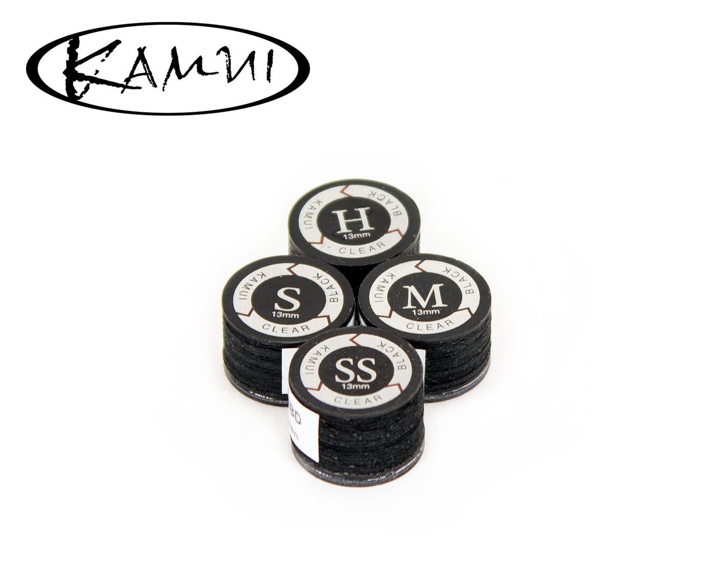 Kamui Clear Black Cue Tip - 13/14 mm