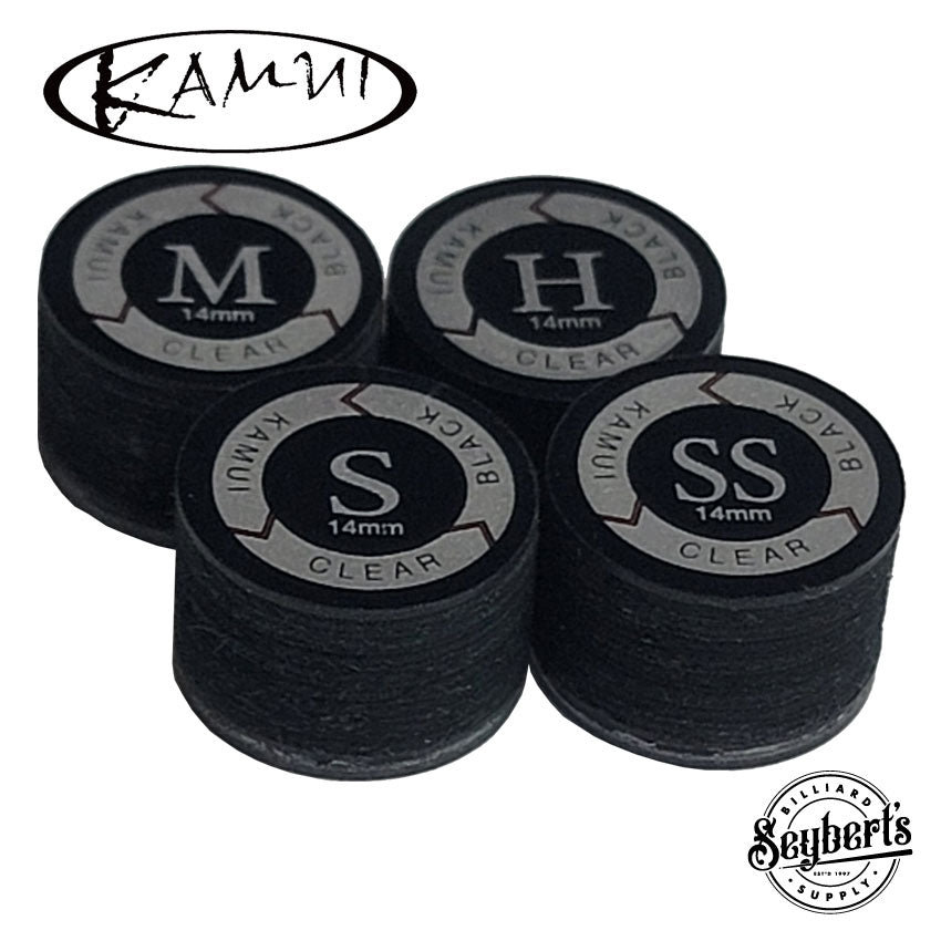 Seybert's Billiards Supply Kamui Clear Black Tips