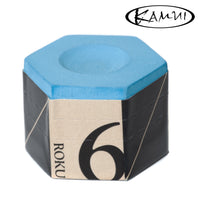 Billiard City LLC Kamui Roku Billiard Chalk Blue 1 pc