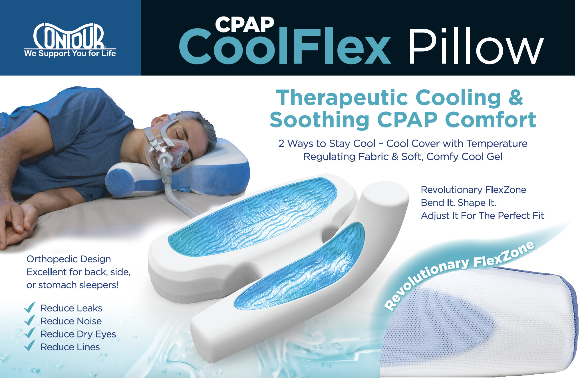 Contour Products CPAP CoolFlex Pillow