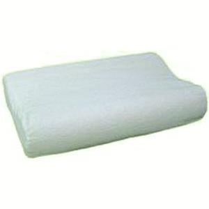 Independence Medical DMI Radial Cut Memory Foam Pillow, Zippered, Cream Terrycloth Cover, Contour Design, 19"...