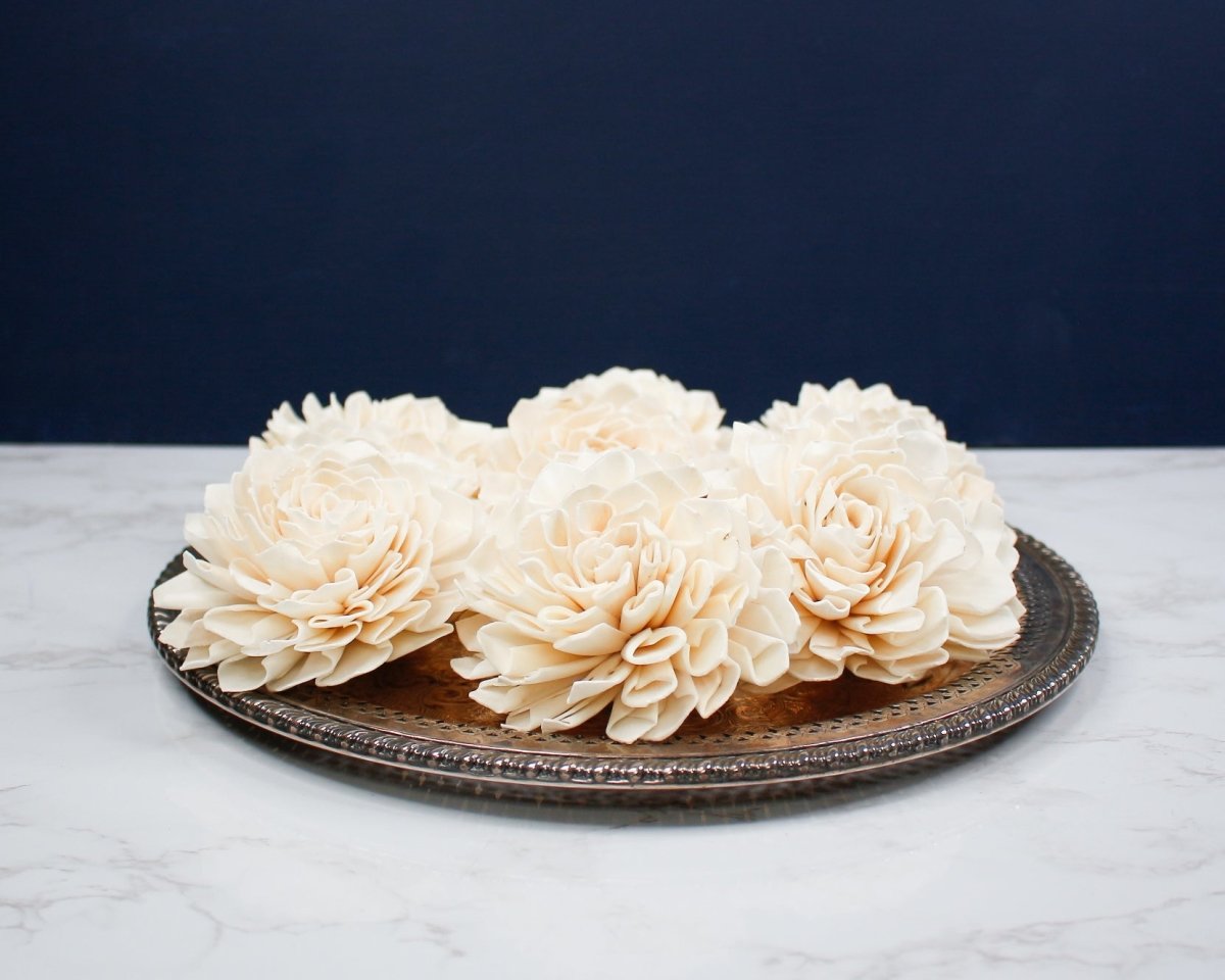 Sola Wood Flowers 4" Dahlia (10 Pack)