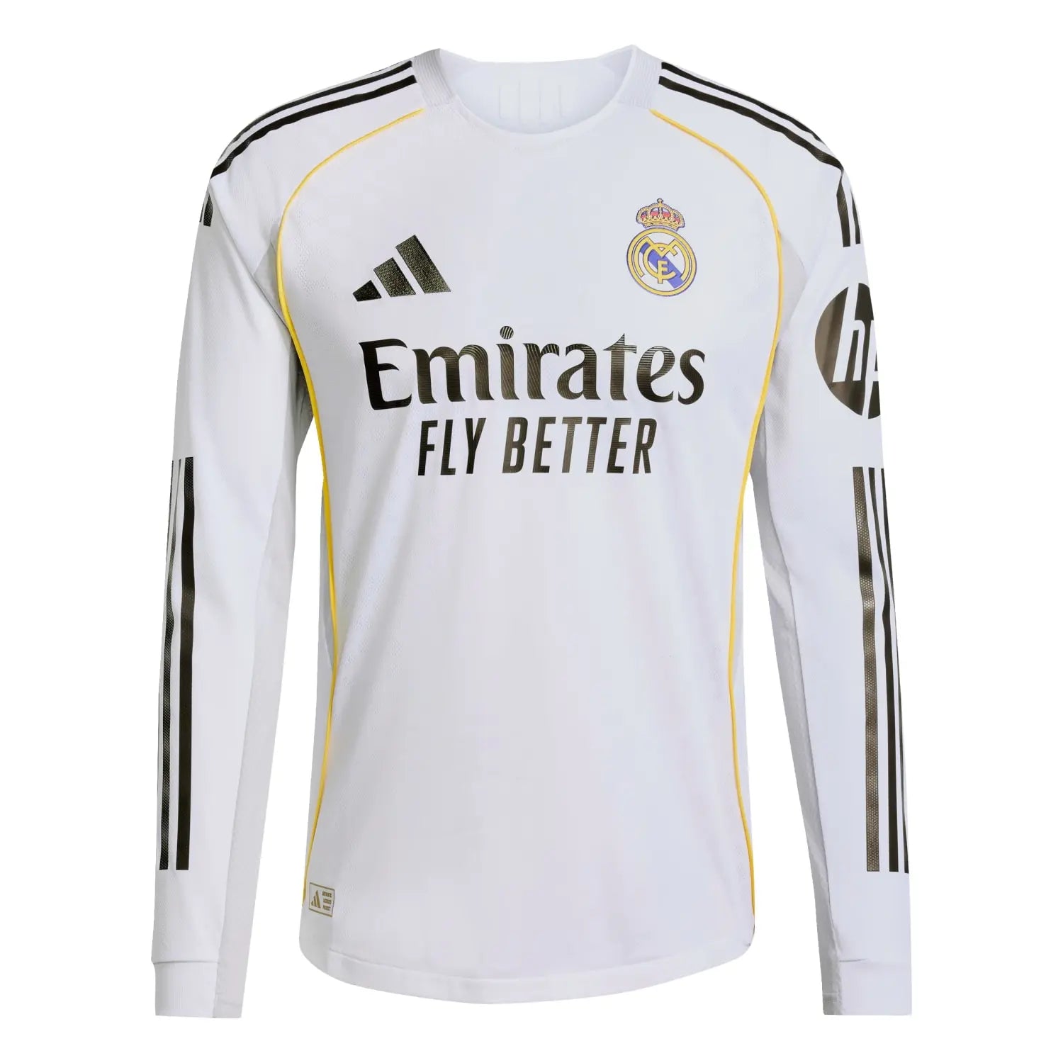 Mens Home Authentic Long Sleeve Jersey 25/26 White