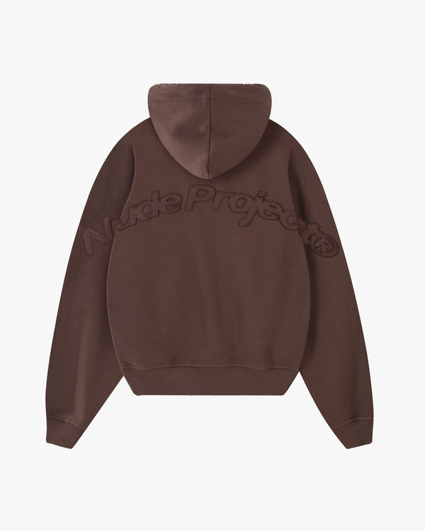 Nude Project Marble Hoodie Brown