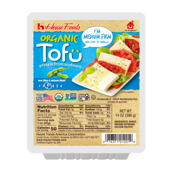 House Foods America Corporation Organic Tofu Medium Firm